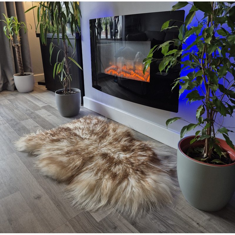 Curly Brown Tips 110-130cm