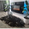 Curly Black/Grey -123cm long