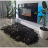 Curly Black/White-125cm long