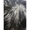 Curly Black/White-125cm long