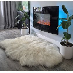 IVORY/WHITE RUG 150cm