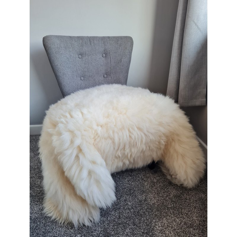 IVORY/WHITE RUG 150cm