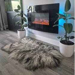 Curly White/Black-120-125cm...
