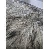 Curly White/Black-120-125cm long